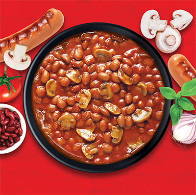 Baked Beans With Mushrooms