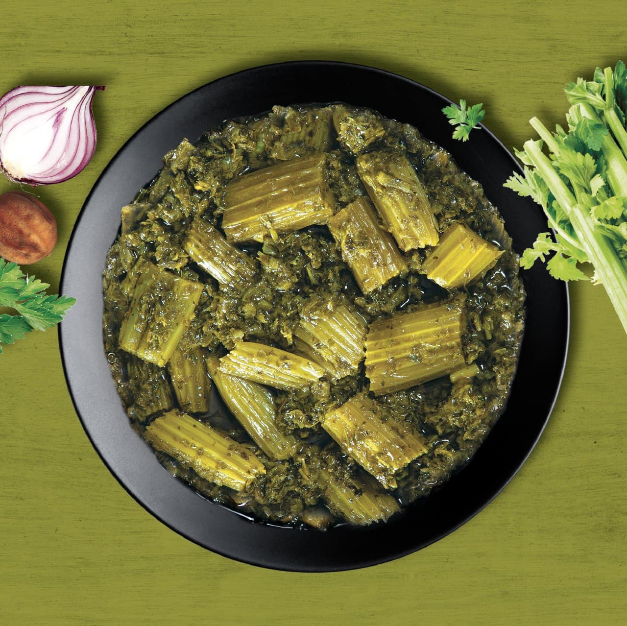 خورش کرفس بدون گوشت