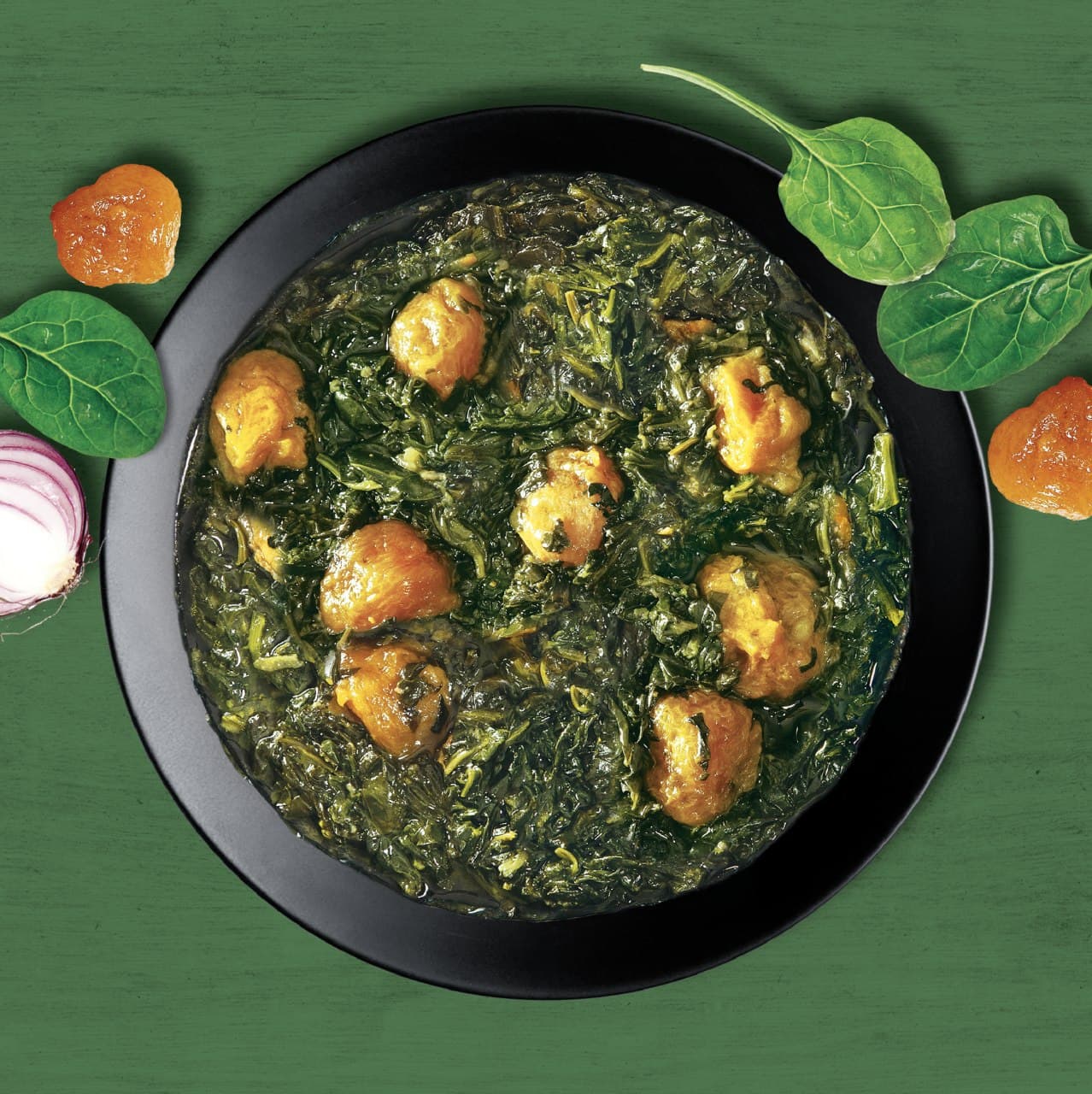 خورش آلو اسفناج  بدون گوشت