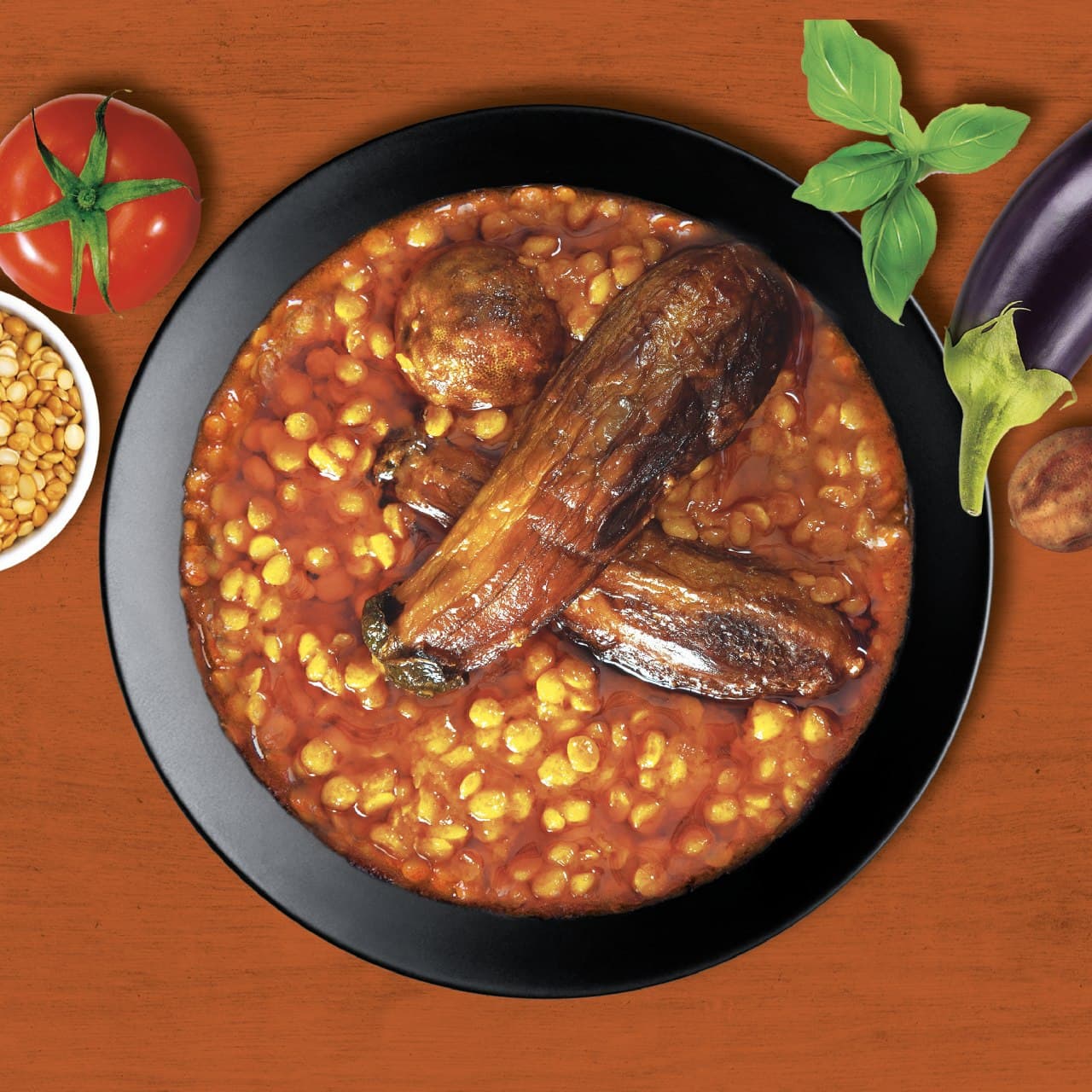 خورش قیمه بادمجان بدون گوشت