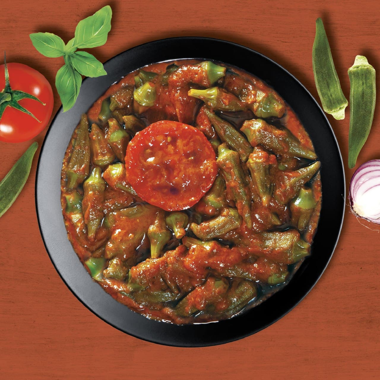 Okra Stew With (Meatless)