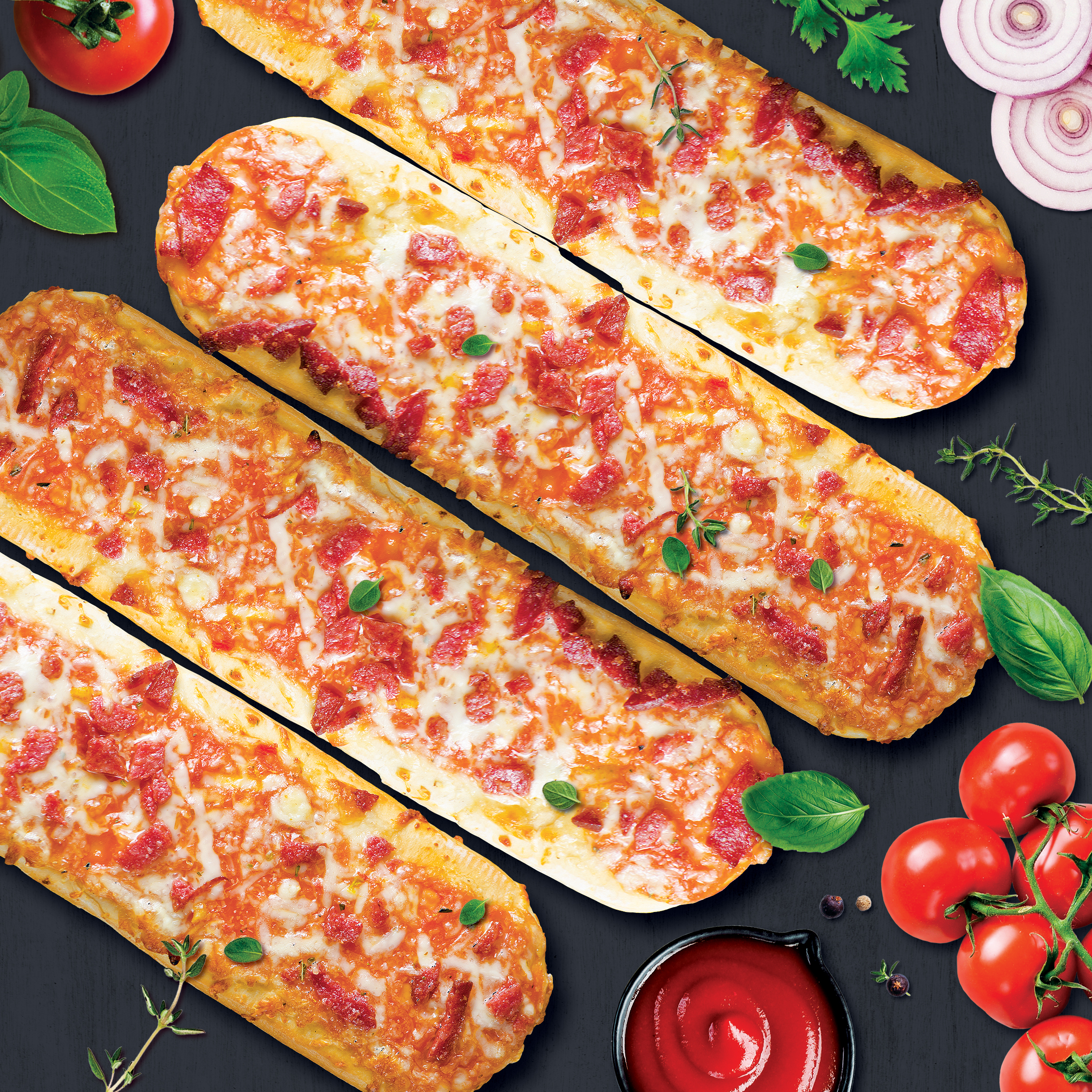 Pepperoni Pizza Baguette