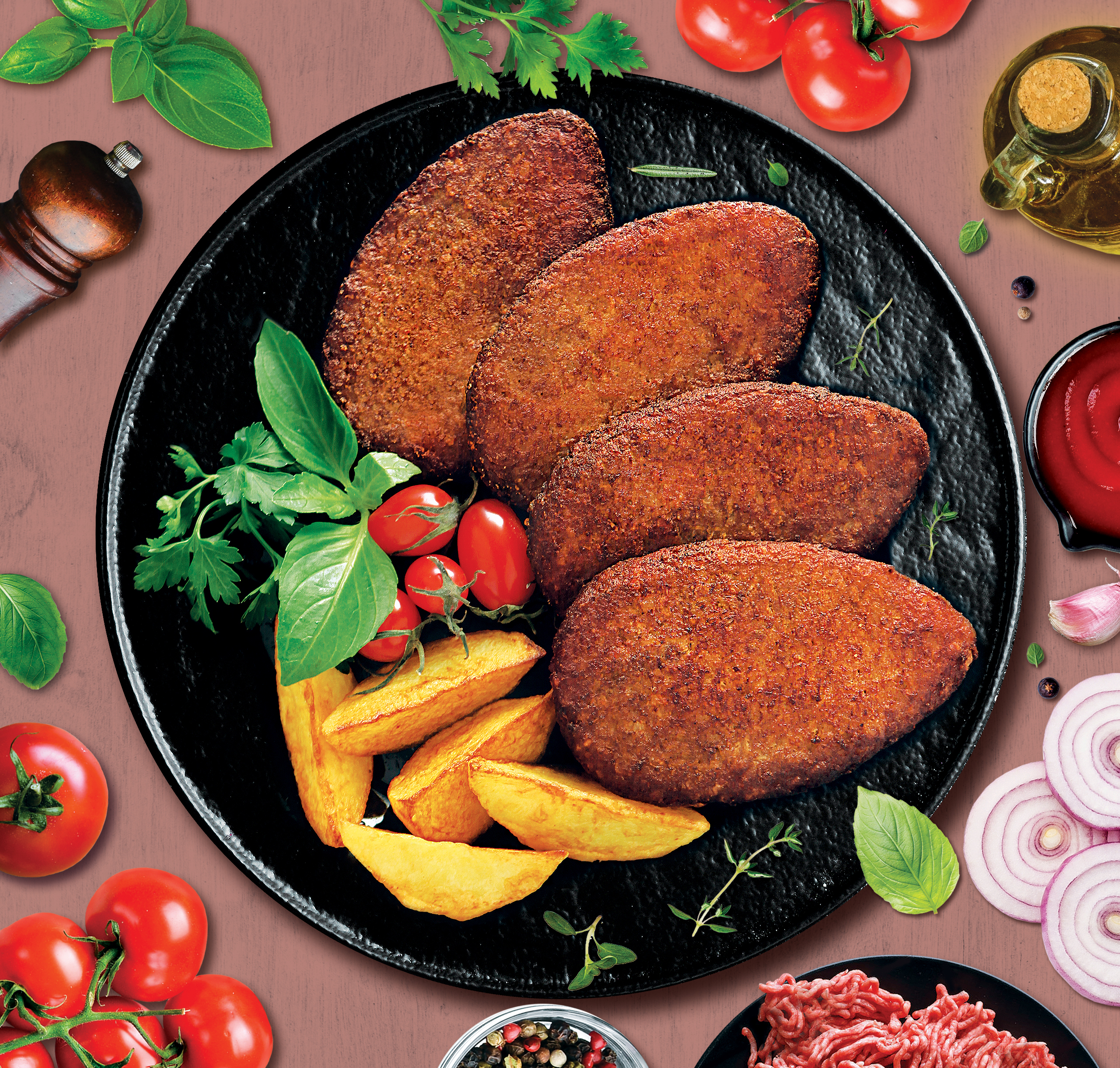 Persian Meat Cutlets 